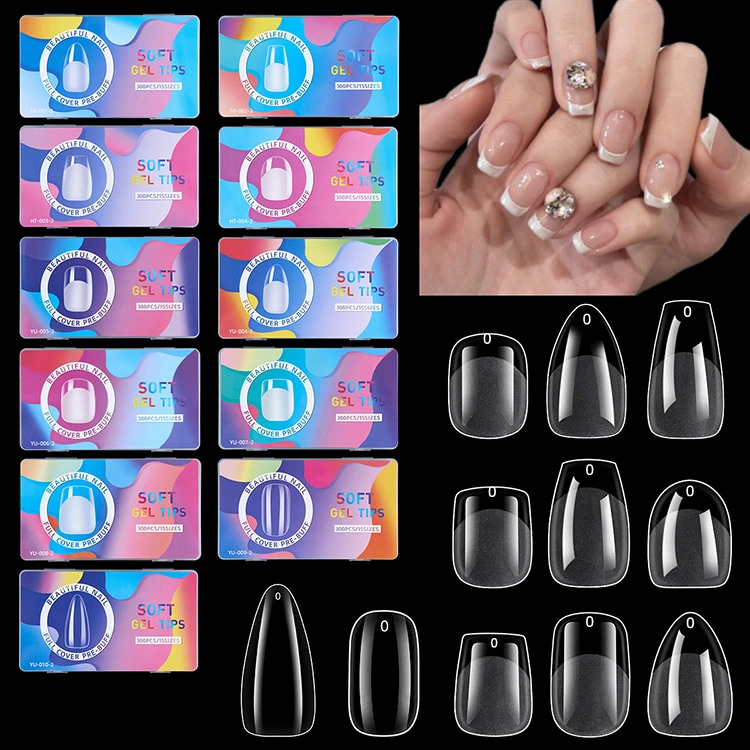 15Size Gel Soft aholkuak - Azaleko iltze luzapenak