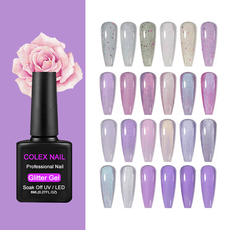 Zerk egiten du Glitter Gel Polish-ek merezi du?