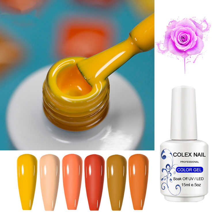 UV gel mota kolore purua gel poloniera
